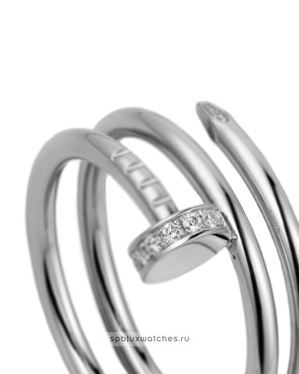 Кольцо Cartier Juste un Clou Double Diamonds Ring B4211000