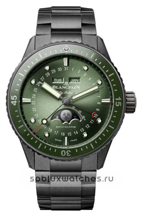 Blancpain Bathyscaphe Quantième Complet Phases de Lune 43 mm 5054 0153 01S