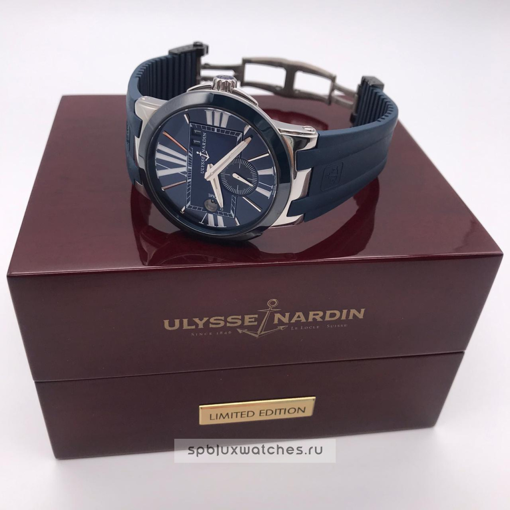 ulysse nardin executive dual time 243 00 3 43