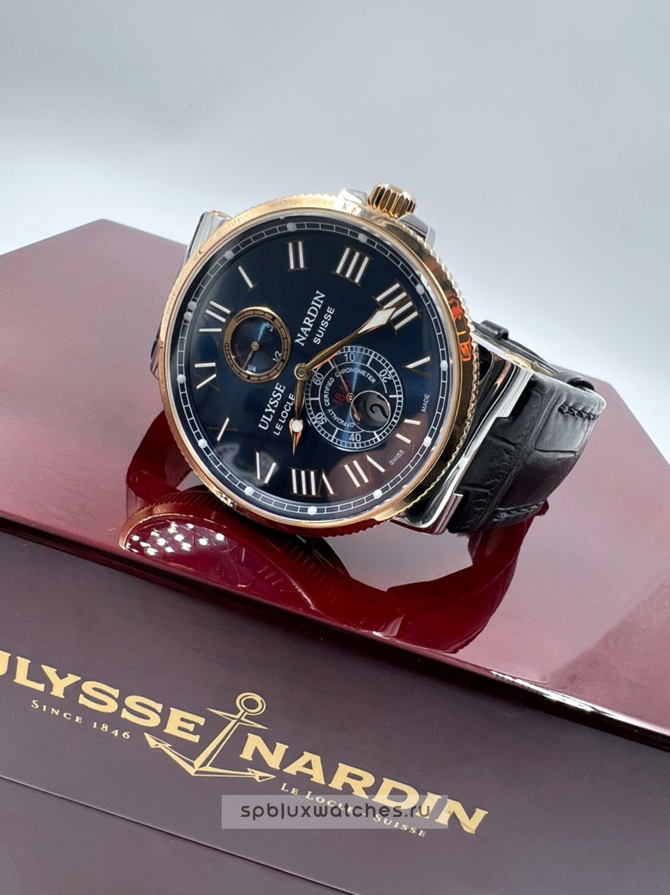 ulysse nardin maxi marine chronometer 43 mm 265 67 43 bq