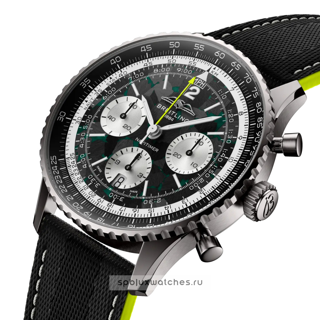 Breitling Navitimer B01 Chronograph 43 mm Aston Martin Aramco Formula ONE™ team EB01381A1B1X1