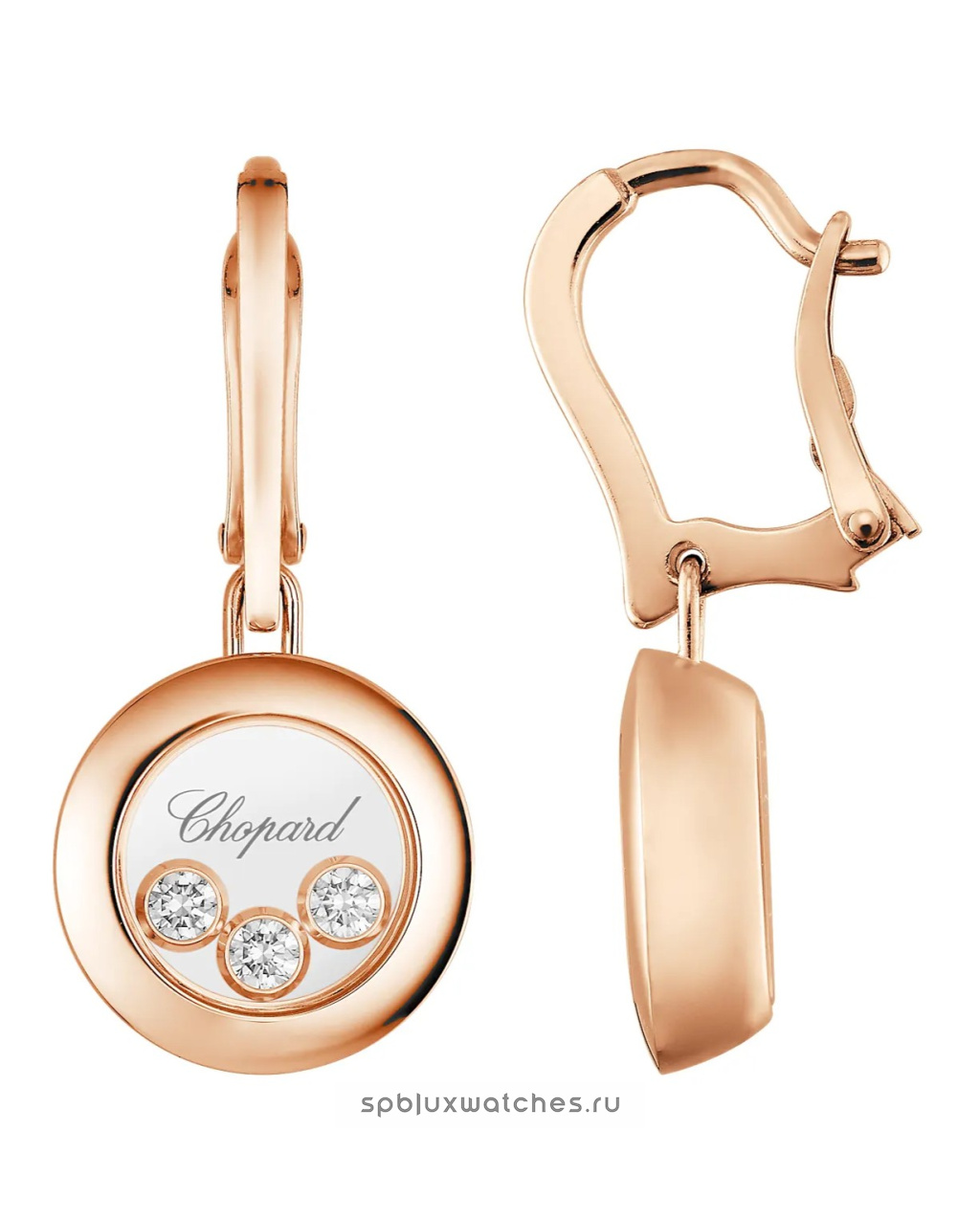 Серьги Chopard Happy Diamonds Icons Earrings 83A018-5301