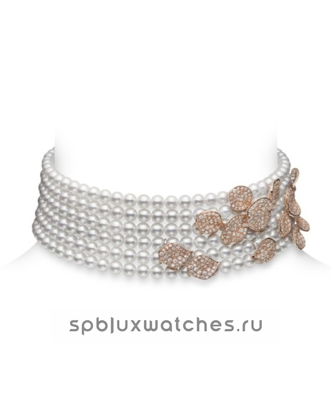 Колье Mikimoto Les Petales Place Vendome Pearl Necklace KZ-1790GD