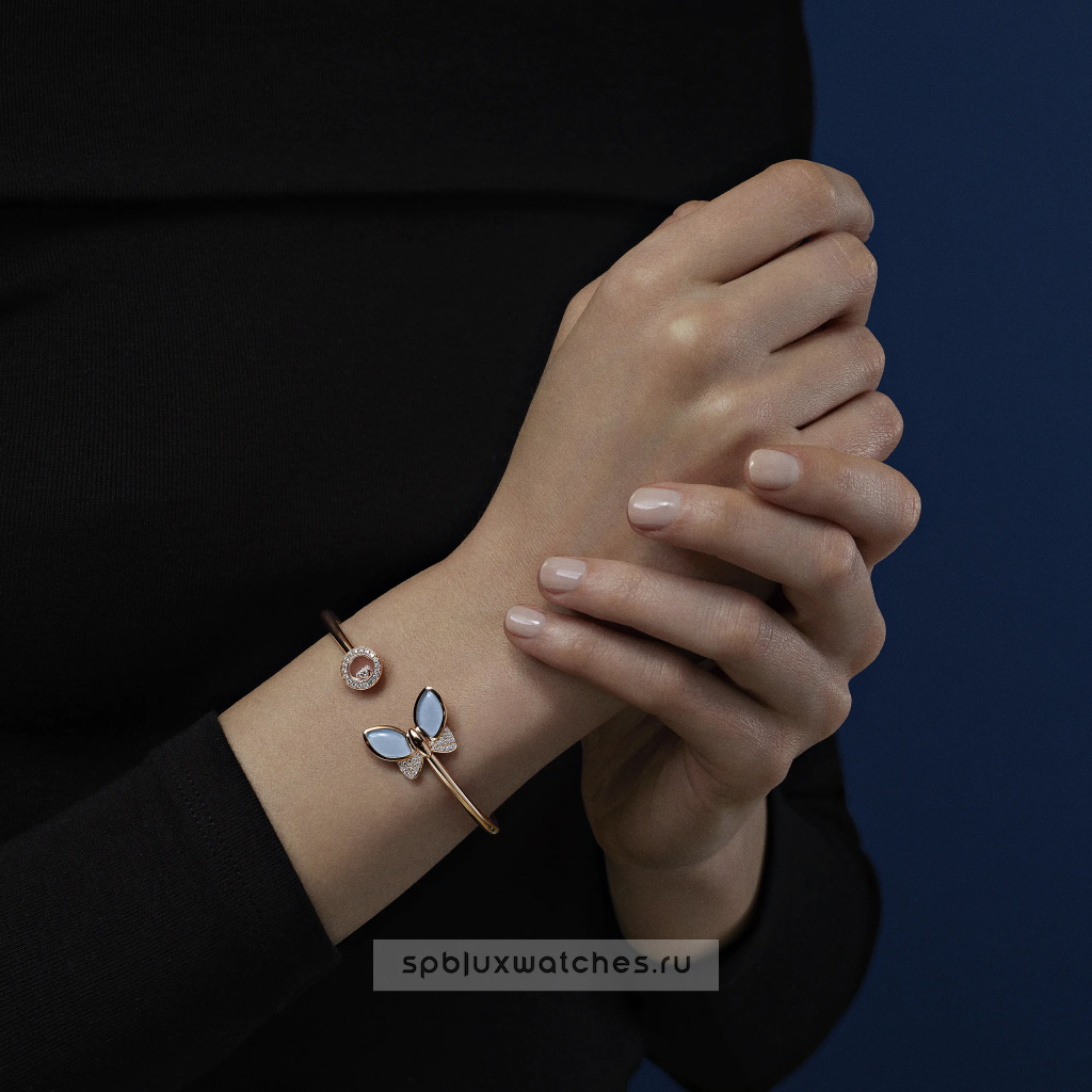 Браслет Chopard Happy Diamonds Butterfly Bangle 85A690-5200