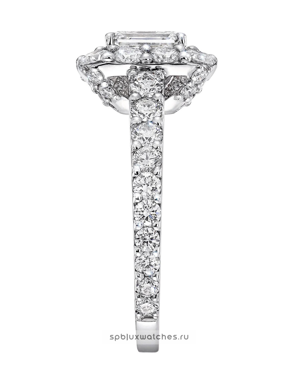 Кольцо для помолвки Graff Icon Emerald Cut Diamond Engagement Ring RGR619