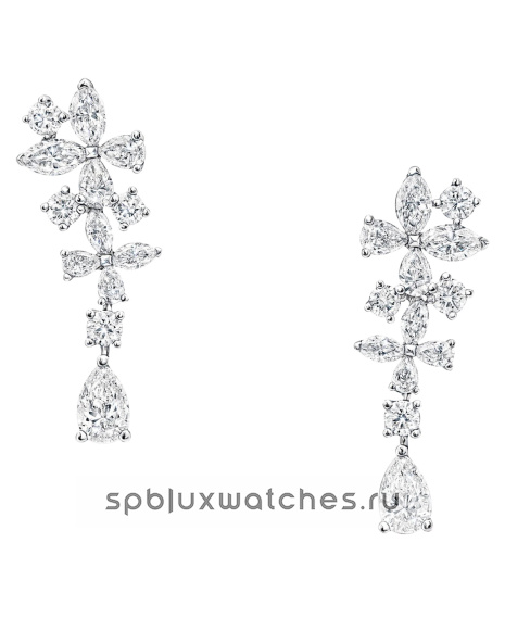 Серьги Graff Classic Butterfly Diamond Drop Earrings RGE1614