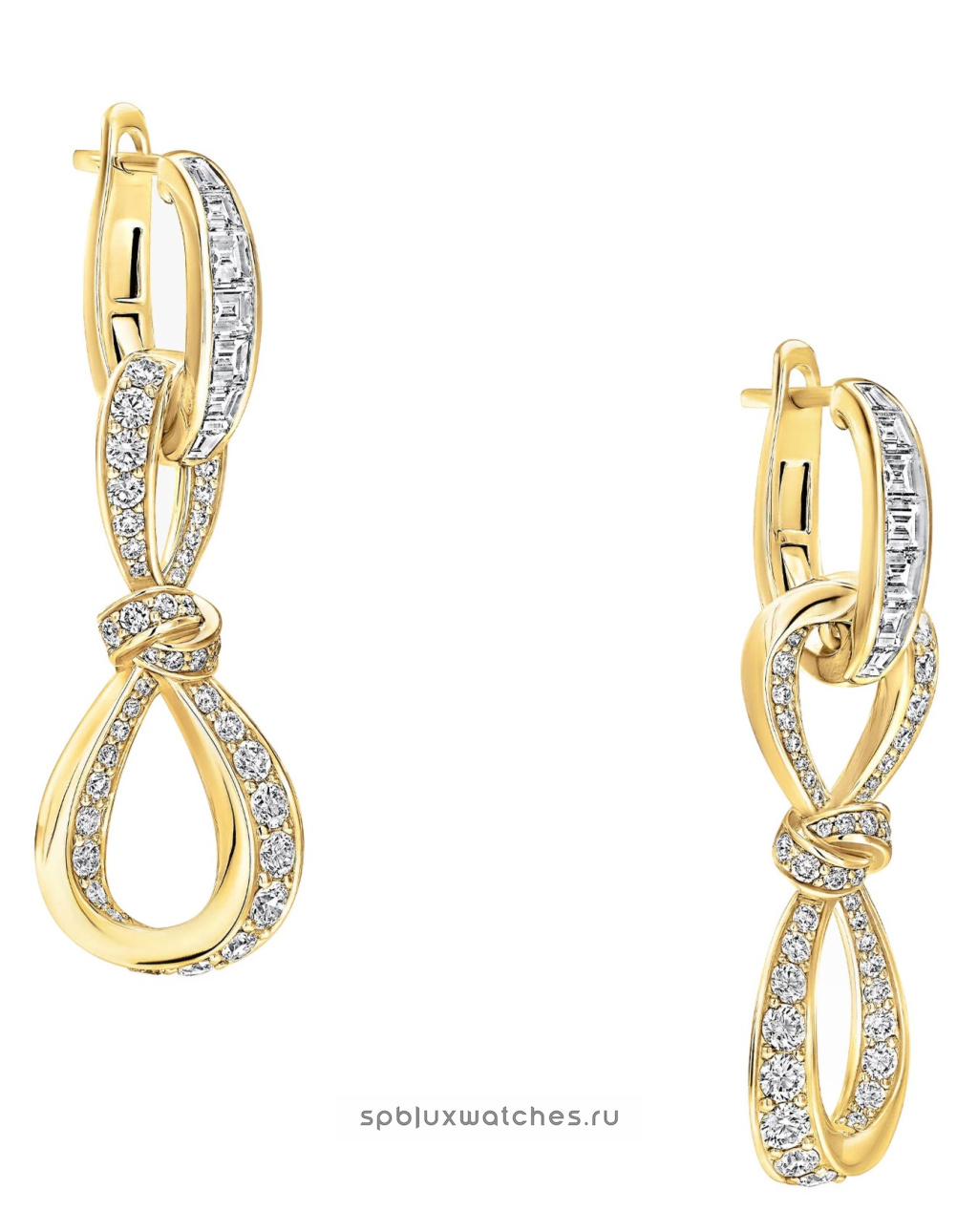 Серьги Graff Tilda's Bow Diamond Link Earrings RGE2010