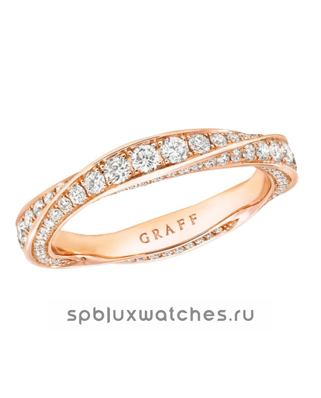 Кольцо Graff Spiral Pave Diamond Band RGR783