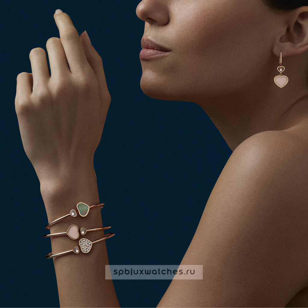 Браслет Chopard Happy Hearts Bangle 857482-5310