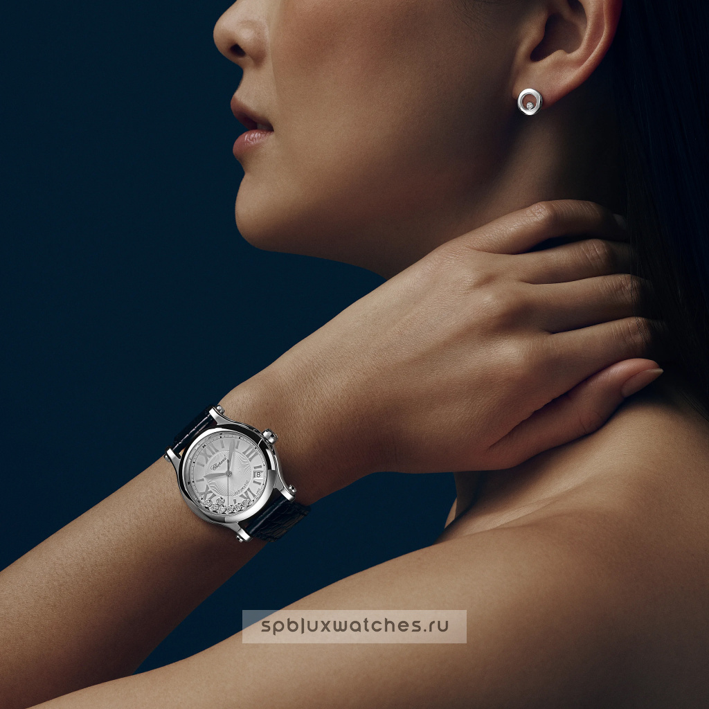 Серьги Chopard Happy Diamonds Icons Earrings 83A017-1001