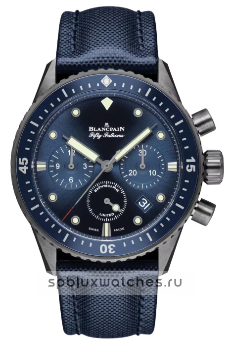 Blancpain Fifty Fathoms Bathyscaphe Chronographe Flyback Ocean Commitment I 43.6 mm 5200 0240 O52A