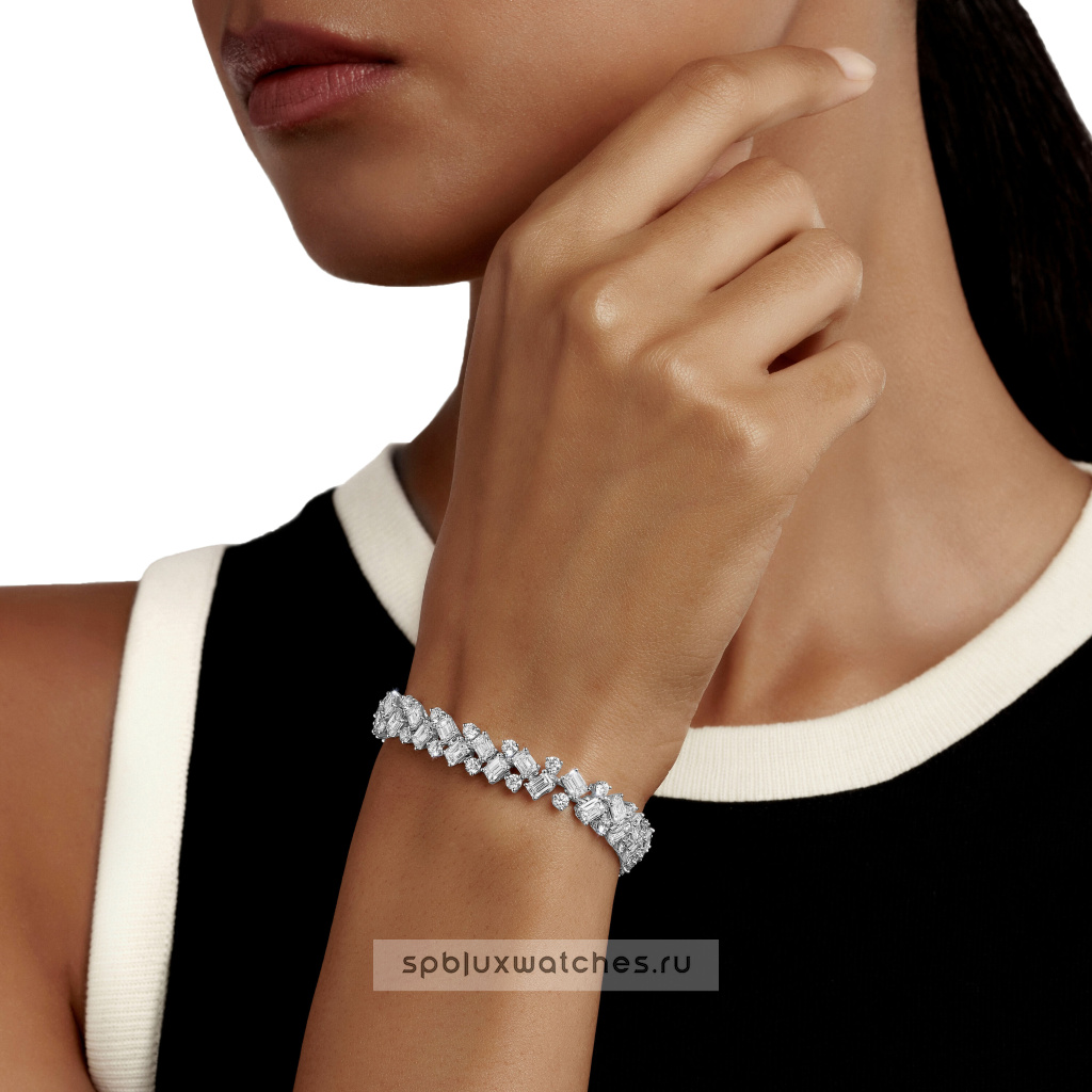 Браслет Graff Classic Graff Emerald Cut And Round Diamond Bracelet RGB583