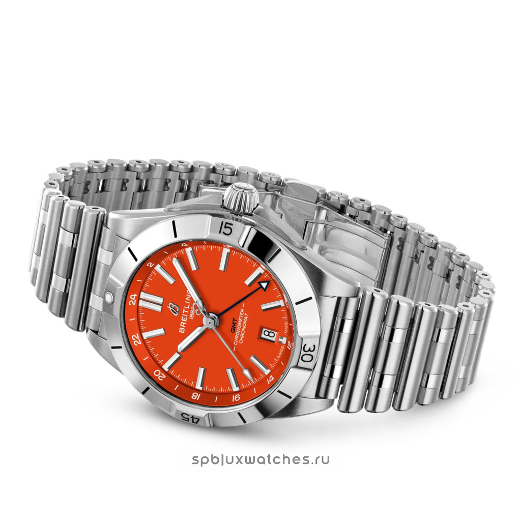 Breitling Chronomat Automatic GMT 40 mm NFL Denver Broncos Edition A32398C81O1A1