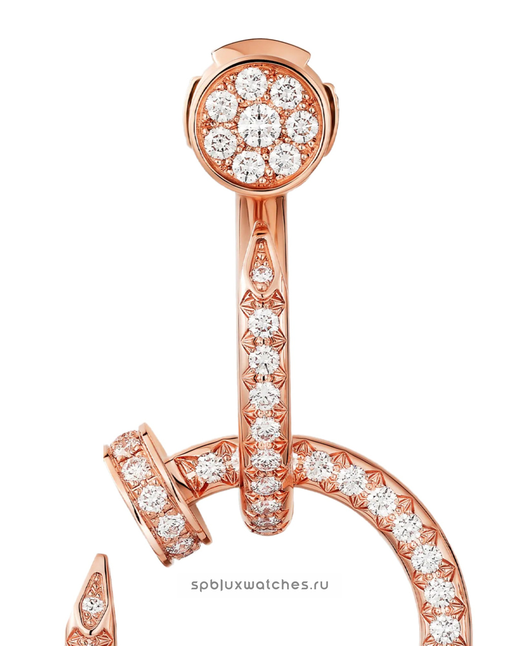 Серьги Cartier Juste un Clou Paved Double Earrings N8515270