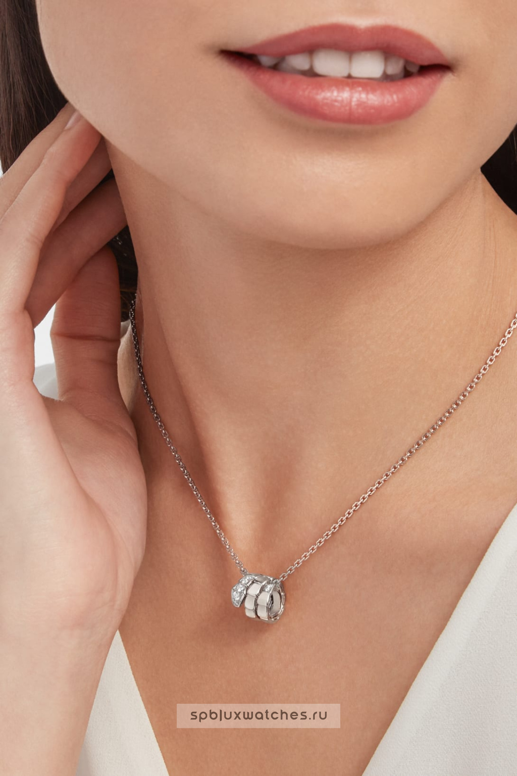 Подвеска Bvlgari Serpenti Viper Necklace 362190