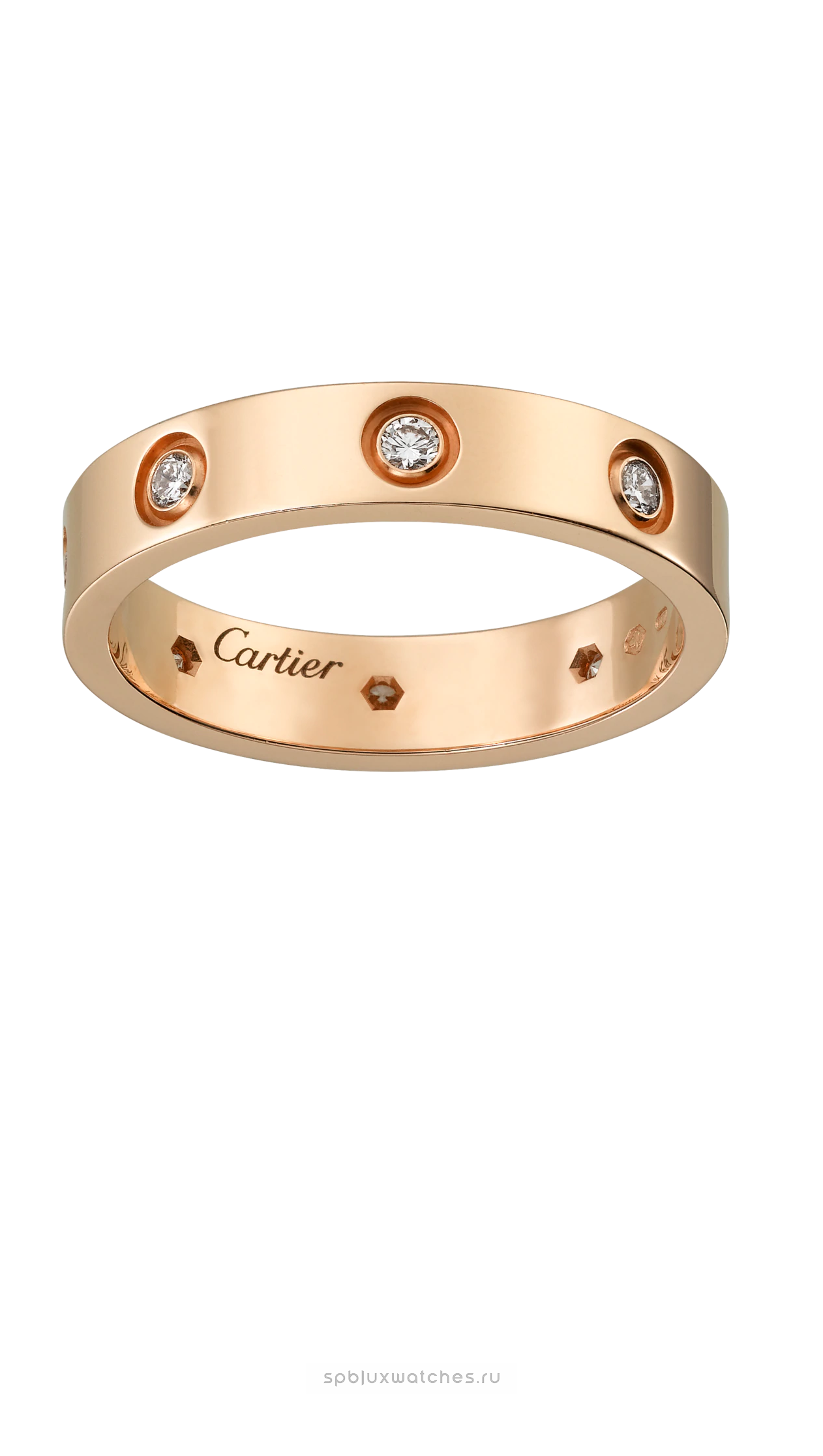 cartier love wedding band 8 diamonds