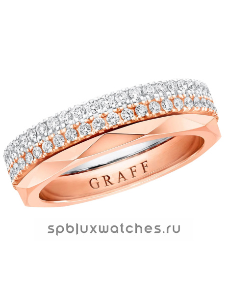 Кольцо Graff Laurence Graff Signature Three-Row Layered Diamond Ring RGR1085