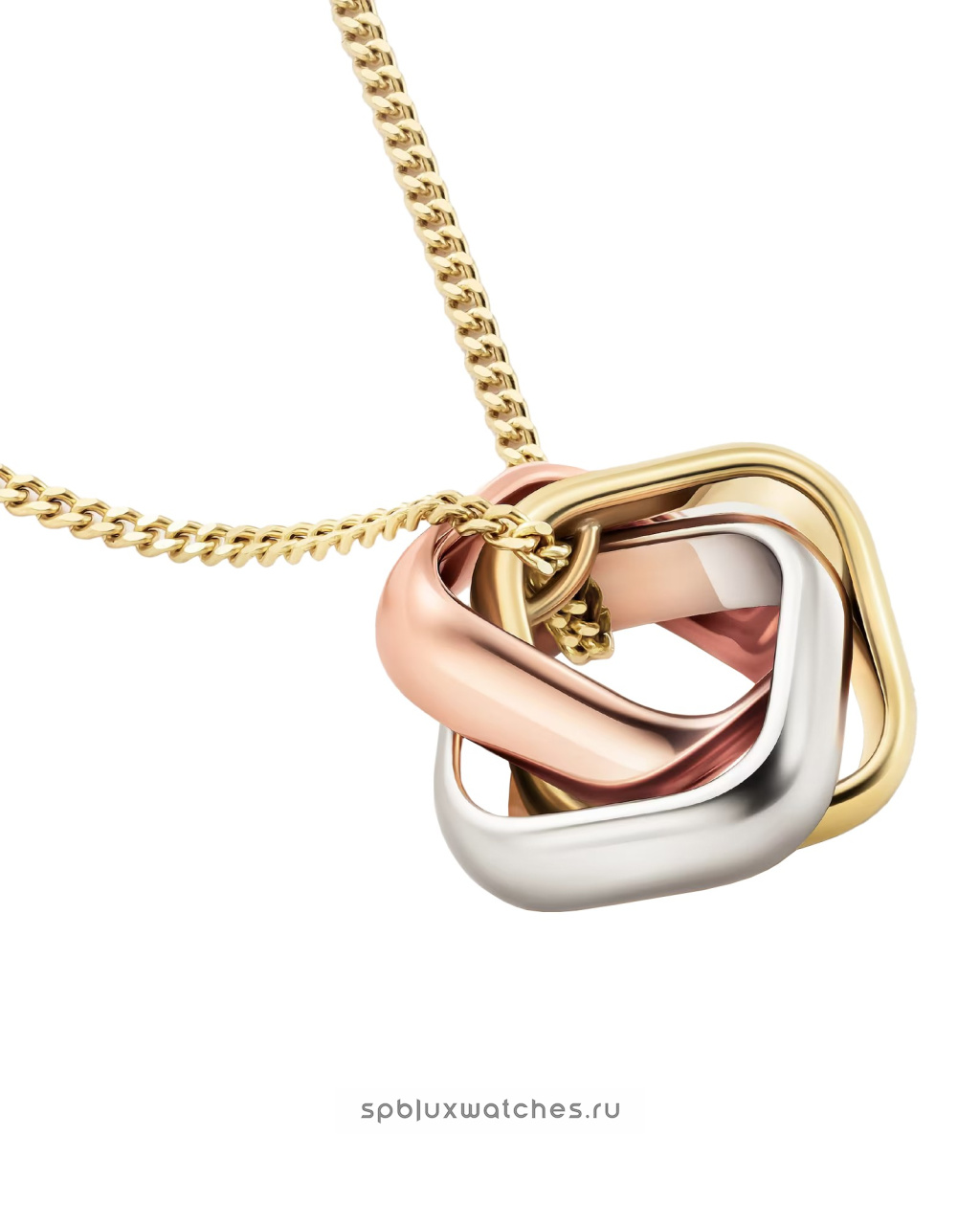 Подвеска Cartier Trinity Cushion-Shaped Pendant B7224955