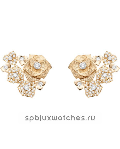 Серьги Piaget Rose "Decor Palace" Earrings G38U0085