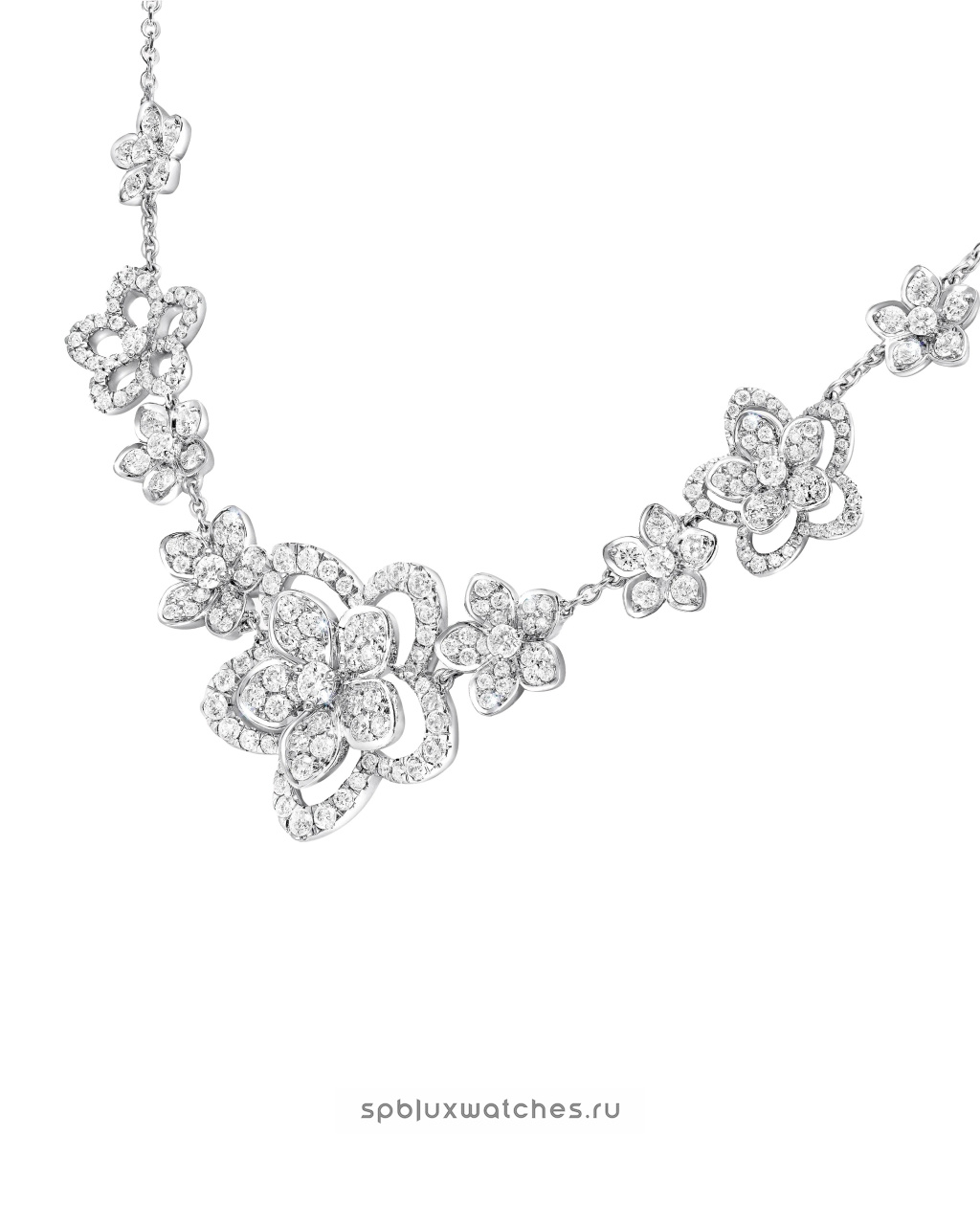Колье Graff Wild Flower Multi Diamond Necklace RGN755