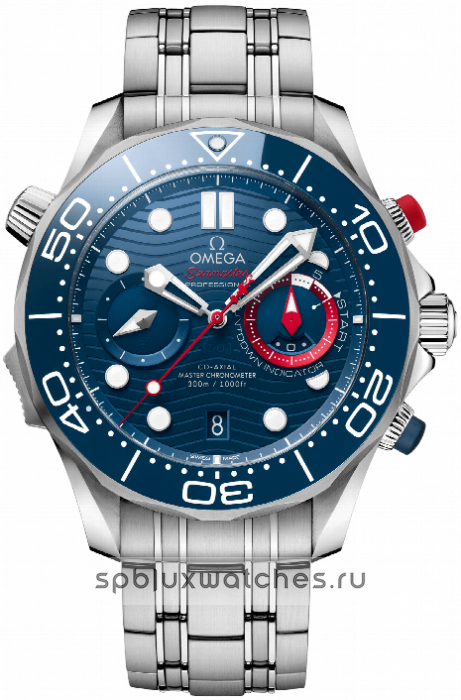 Omega Seamaster Diver 300M Co-Axial Master Chronometer Chronograph "America's Cup" 44 mm 210.30.44.51.03.002