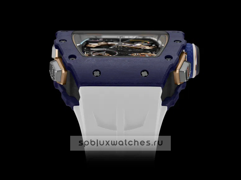 Richard Mille RM 41-01 Tourbillon Flyback Chronograph SoccerDark Blue Quartz TPT