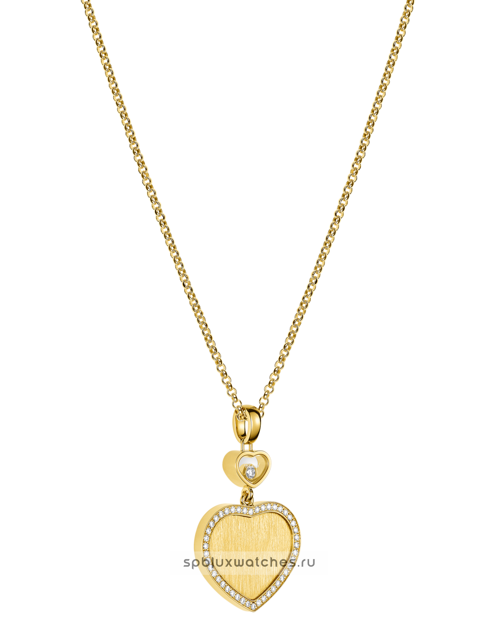 Подвеска Chopard Happy Hearts Golden Hearts Pendant 79A107-0921