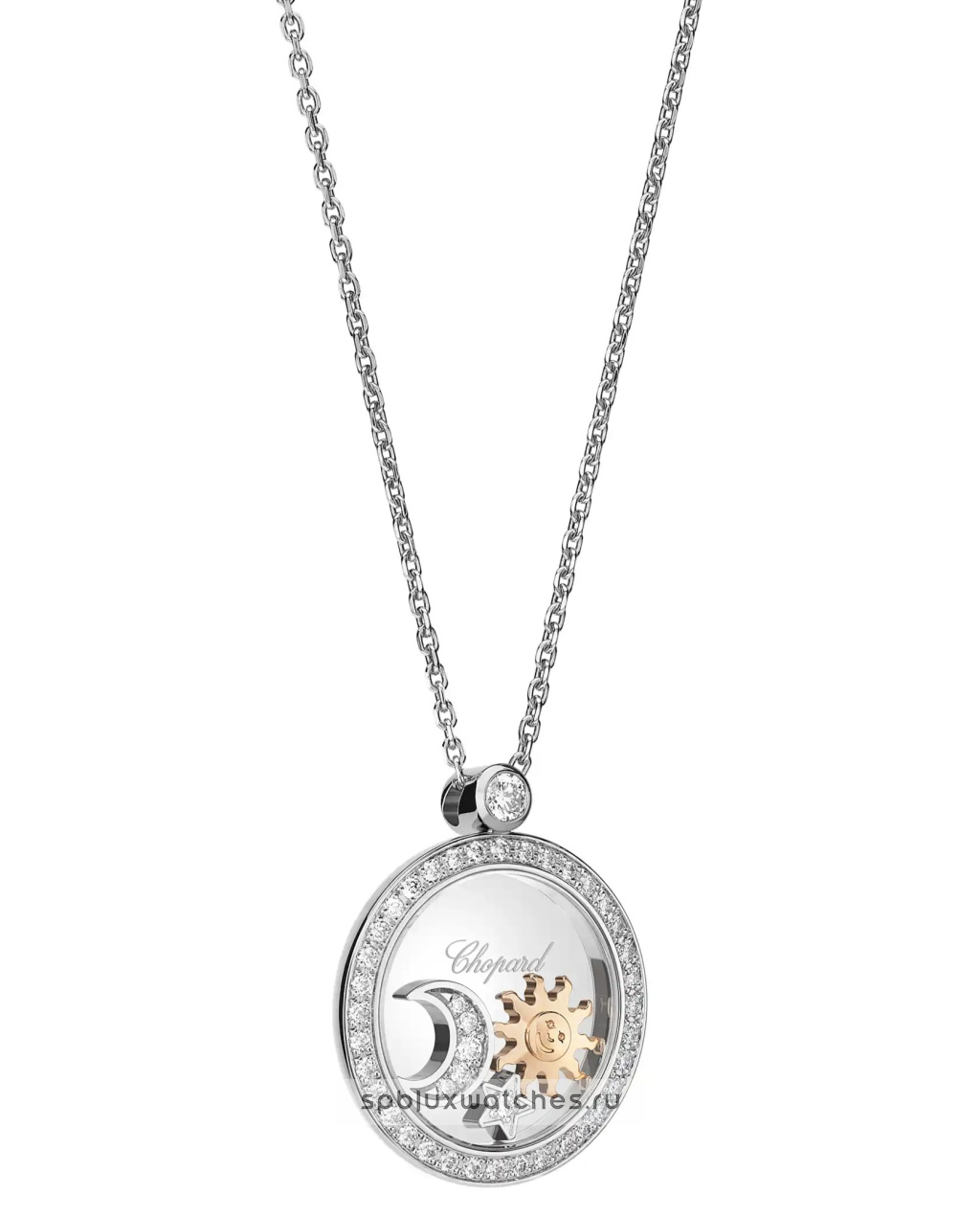 Подвеска Chopard Happy Sun, Moon and Stars Pendant 799434-1401