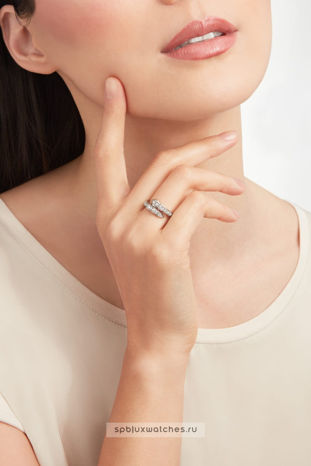 Кольцо Bvlgari Serpenti Viper One-Coil Ring 354707