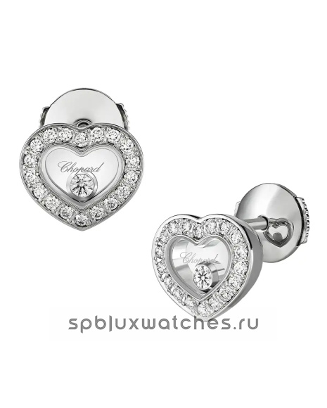Серьги Chopard Happy Diamonds Icons Earrings 83A054-1201
