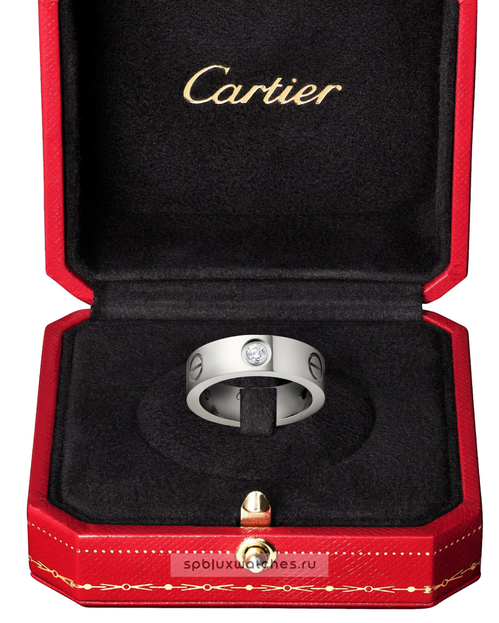Кольцо Cartier Love Ring 3 Diamonds Classic Model B4032500