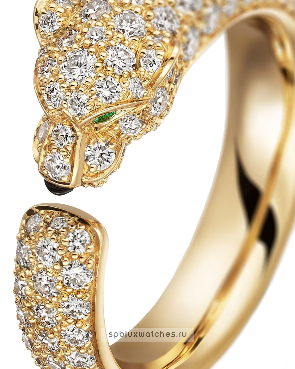 Кольцо Cartier Panthere de Cartier Paved Ring Small Model N4765500