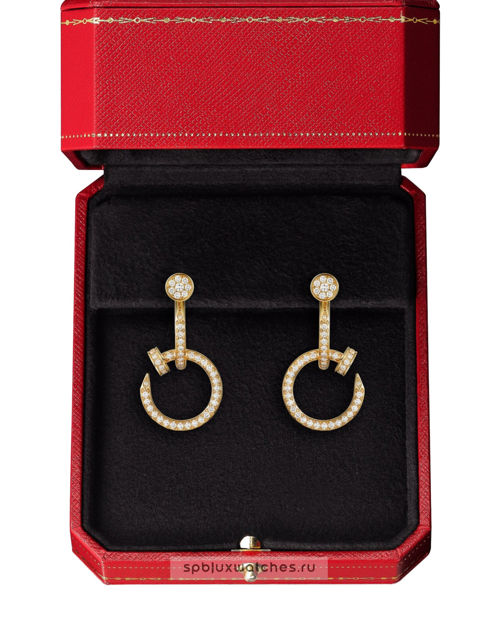 Серьги Cartier Juste un Clou Double Paved Earrings N8515271