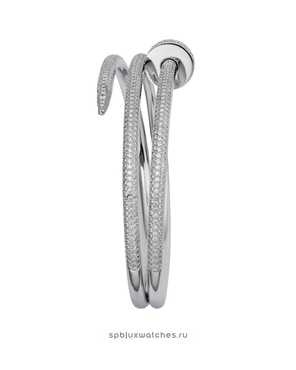 Браслет Cartier Juste un Clou Half-Paved Double Bracelet N6708717