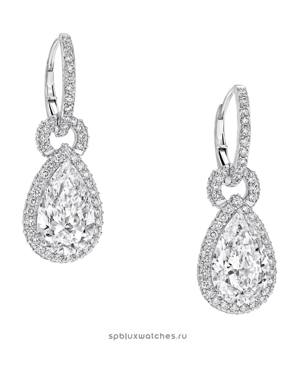 Серьги Graff Icon 8 Pear Shape Diamond Earrings RGE2027