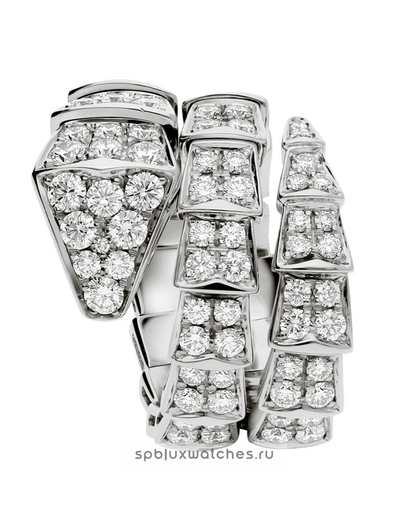 Кольцо Bvlgari Serpenti Viper Two-Coil Ring 345226