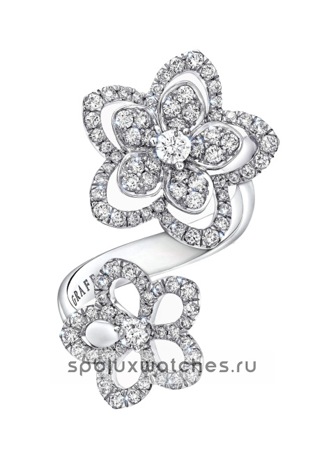 Кольцо Graff Wild Flower Double Diamond Ring RGR842