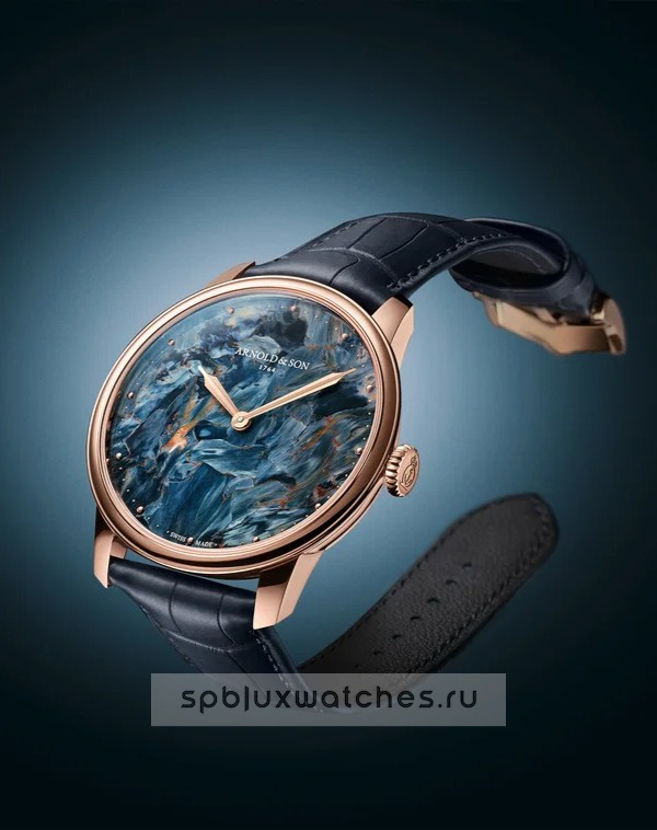 Arnold & Son Chronometry HM Red Gold Pietersite 39.5 mm 1LCDR.Z01A.C1506A