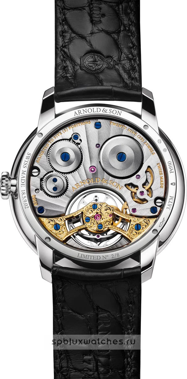 Arnold & Son Chronometry Ultrathin Tourbillon Platinum Onyx 41.5 mm 1UTBX.Z03A.C1375C