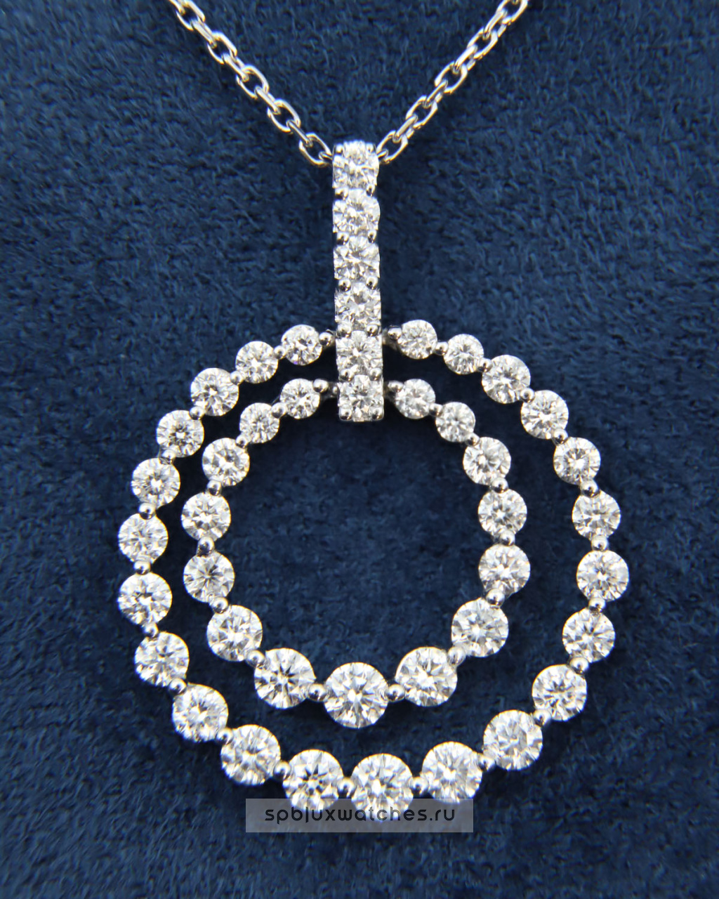 Авторское изделие. Подвеска No Name из белого золота с бриллиантами