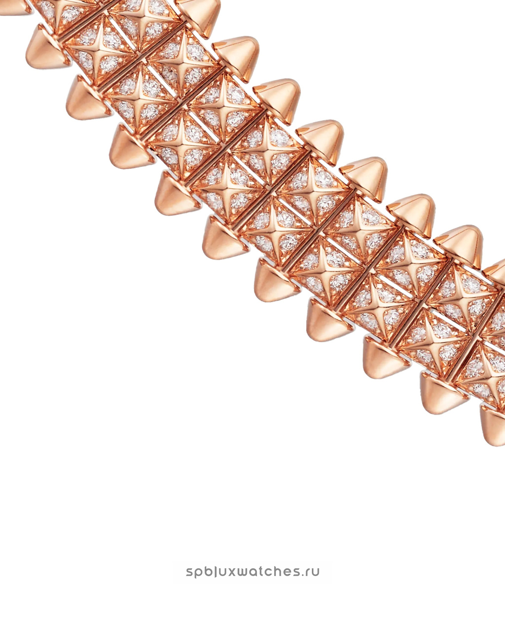 Колье Cartier Clash de Cartier Flexible Paved Double Row Necklace N7424464