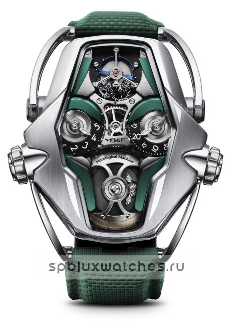 MB&F Horological Machines 49.3 x 43.6 mm HM12 The Guardian Green