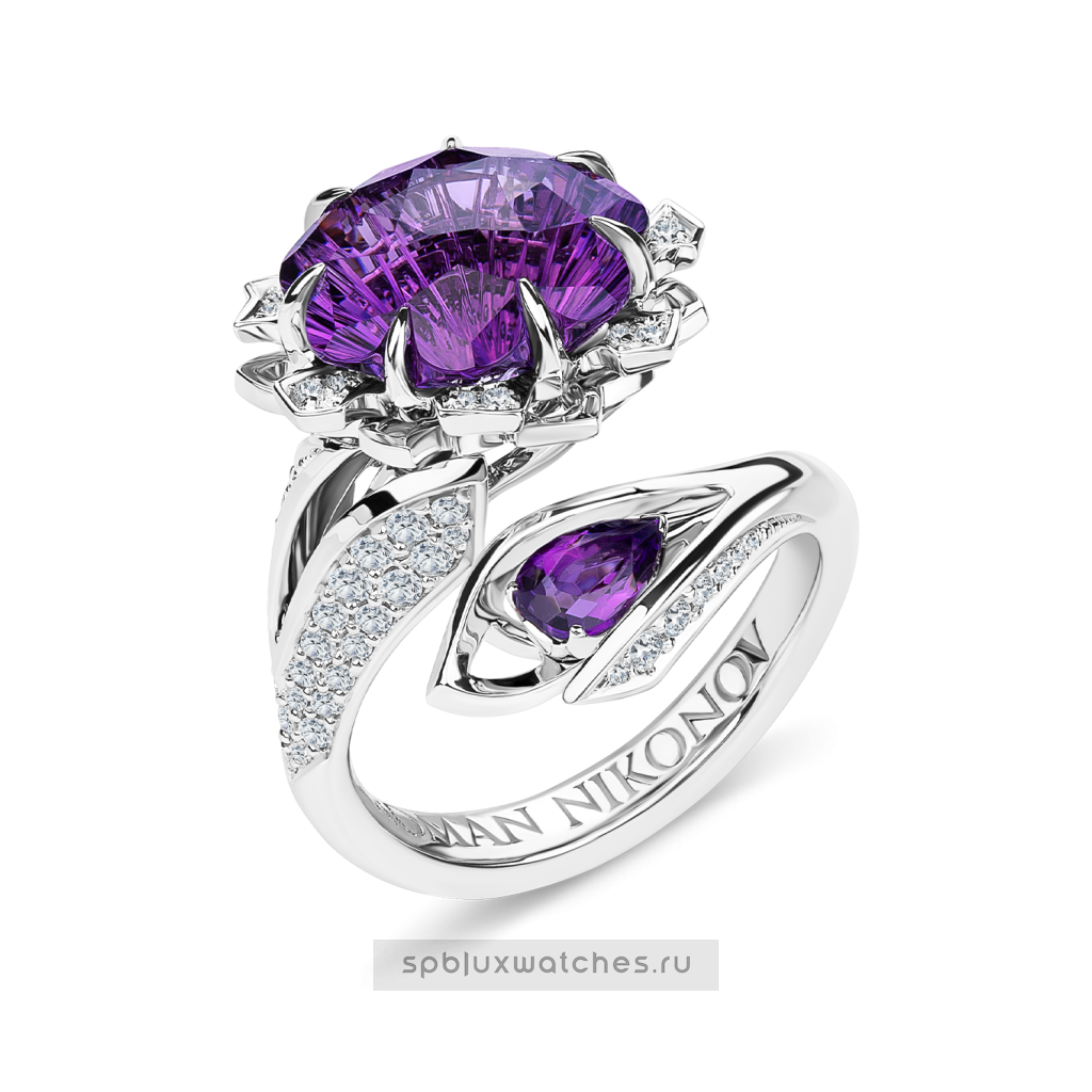 Кольцо Roman Nikonov “Каменный цветок” RN280021