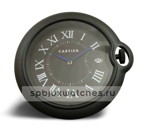 Настенные часы Cartier Ballon Bleu Black