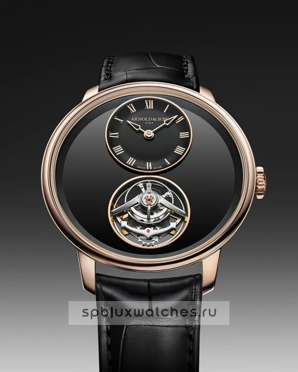 Arnold & Son Chronometry Ultrathin Tourbillon Red Gold Onyx 41.5 mm 1UTBR.Z02A.C1375R