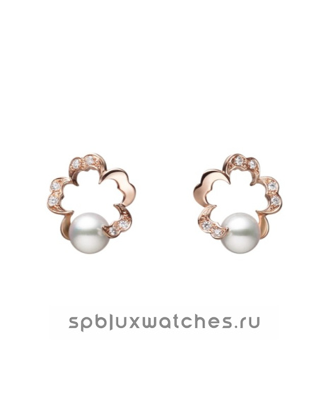 Серьги Mikimoto Pierced Earrings PE-1745PI