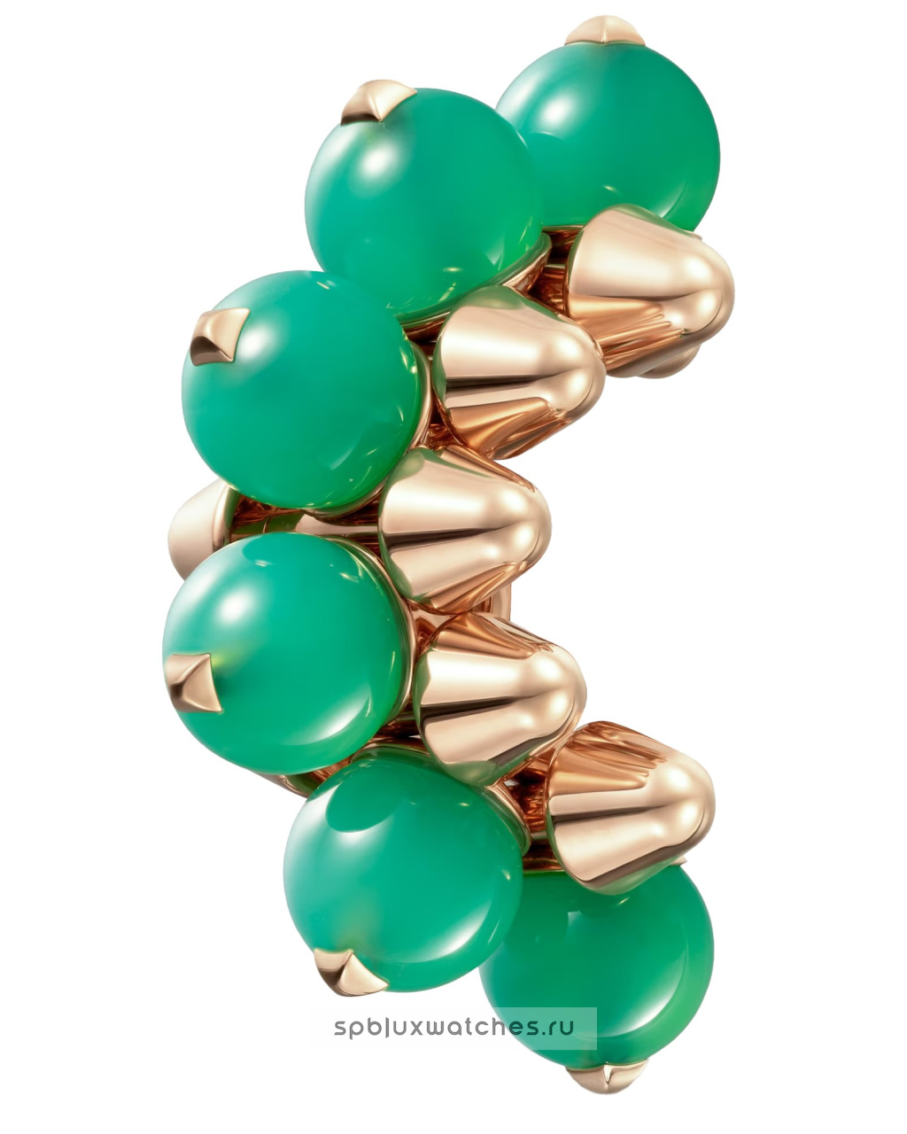 Серьга Cartier Clash de Cartier Single Chrysoprase Earring Extra-Large Model N8515273