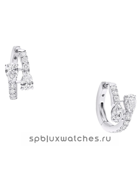 Серьги Graff Duet Diamond Hoop Earrings RGE1564