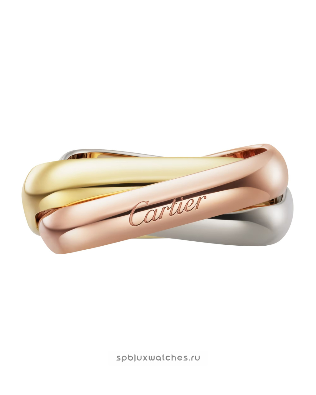 Кольцо Cartier Trinity Cushion-Shaped Ring Classic Model B4240600