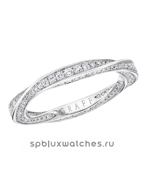 Кольцо Graff Spiral Pave Diamond Band RGR558